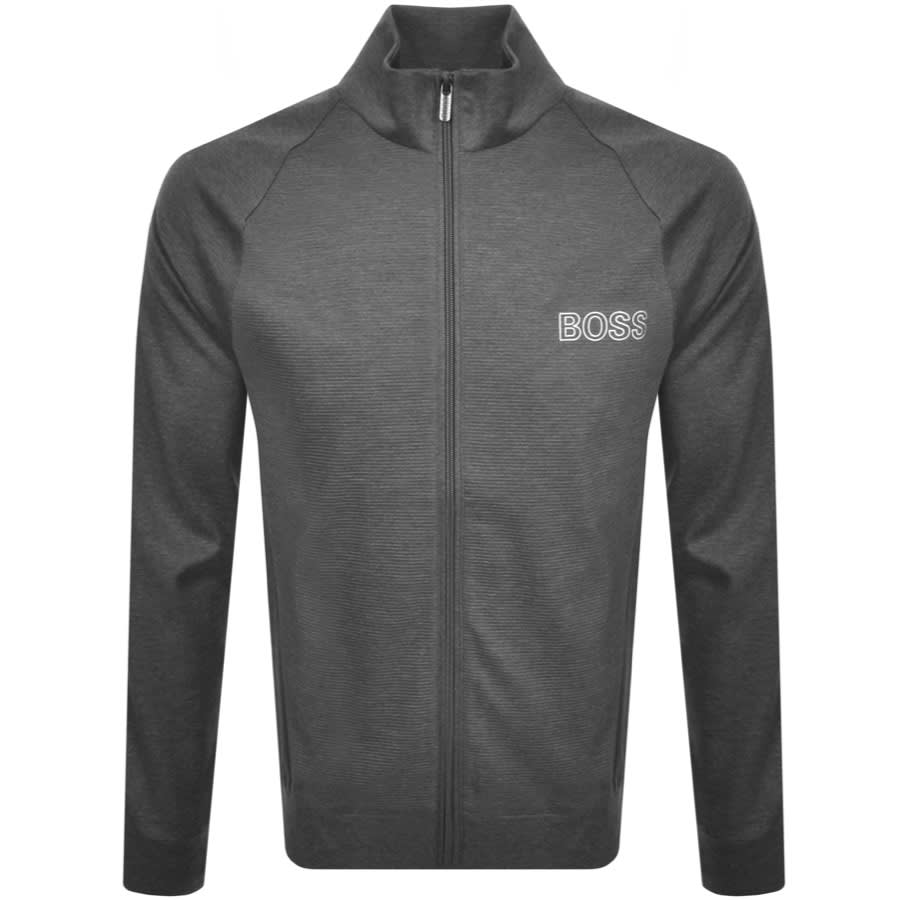 Alternative Image for ProductBOSS Bodywear Full Zip Sweatshirt Grey1